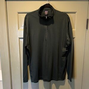 Patagonia Forest Green Half-Zip Top Made in USA